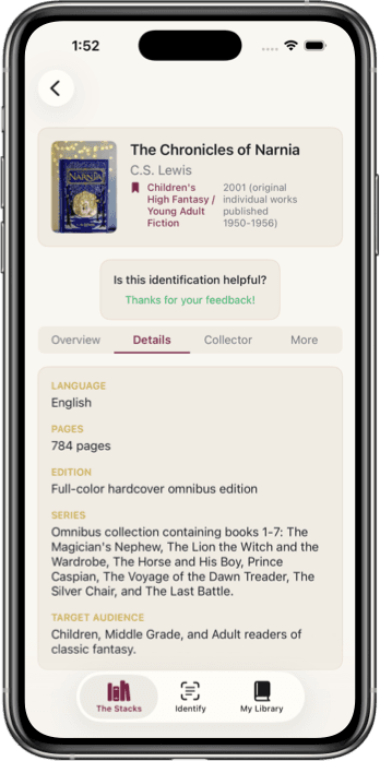 Book Identifier App Interface